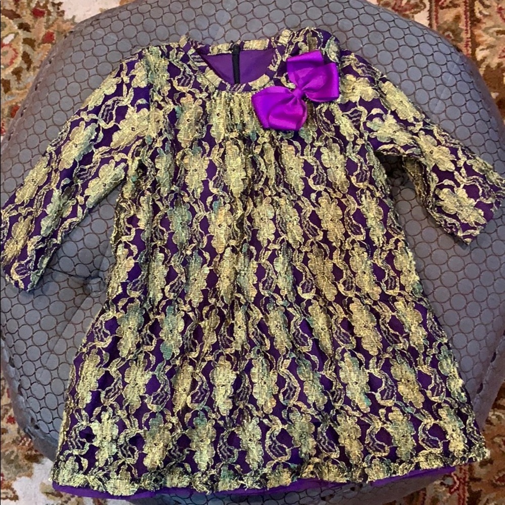 Gorgeous Gold and Purple Dress